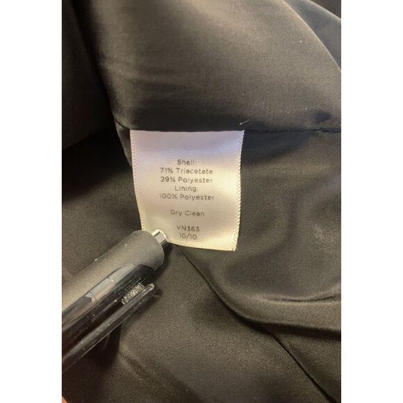 Talbots 4P Black Classic Blazer 2 Button Petite Fit Business Casual - Picture 11 of 11